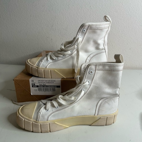 Zara size 9.5 Hi Top Sneakers - Picture 6 of 12